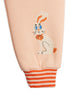 mini rodini rabbit cuffed sweatpants pink