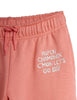 mini rodini skiing squirrel emb sweatpants pink