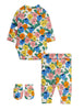 mini rodini violas aop baby set multi