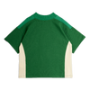 mini rodini wroom emb color block short sleeve t-shirt green