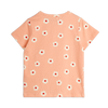 mini rodini flowers aop short sleeve t-shirt pink