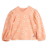 mini rodini flowers aop balloon sleeve top pink