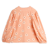 mini rodini flowers aop balloon sleeve top pink