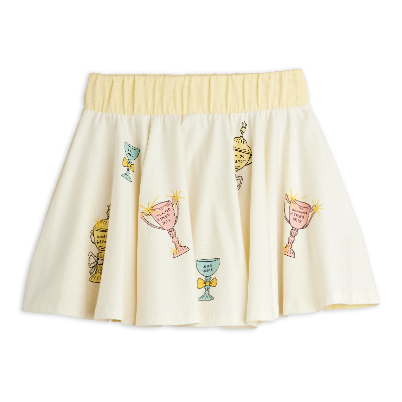 mini rodini trophies sp skirt off-white