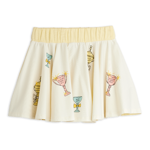 mini rodini trophies sp skirt off-white
