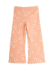 mini rodini flowers aop flared trousers pink