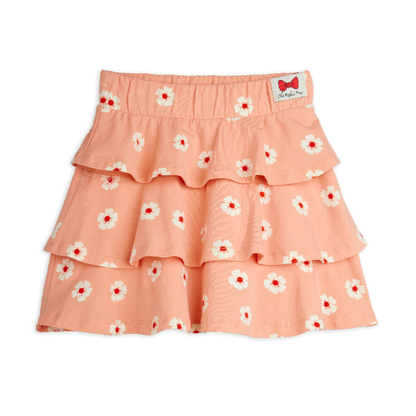 mini rodini flowers aop skirt pink