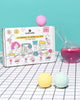 Bath bomb maker kit with colorful bath bombs 