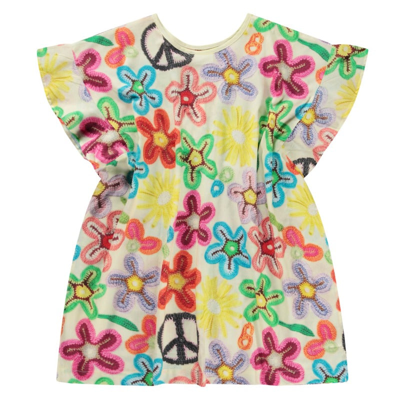 molo cayla cover up dress flower peace kodomo molo cayla cover up dress flower peace kodomo