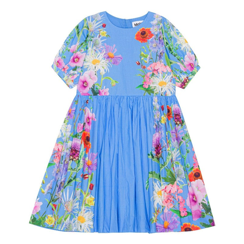 molo casey dress blue garden