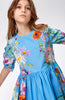 molo casey dress blue garden