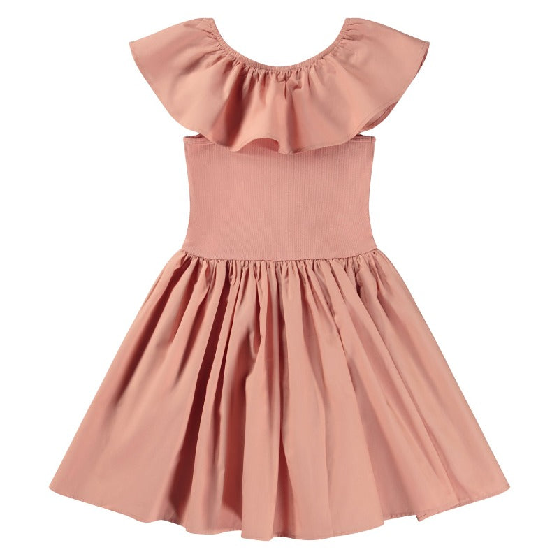 front of the molo christal dress in muted rose