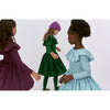 molo cille dress woodland green