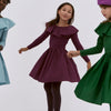 molo cille dress purple shadow