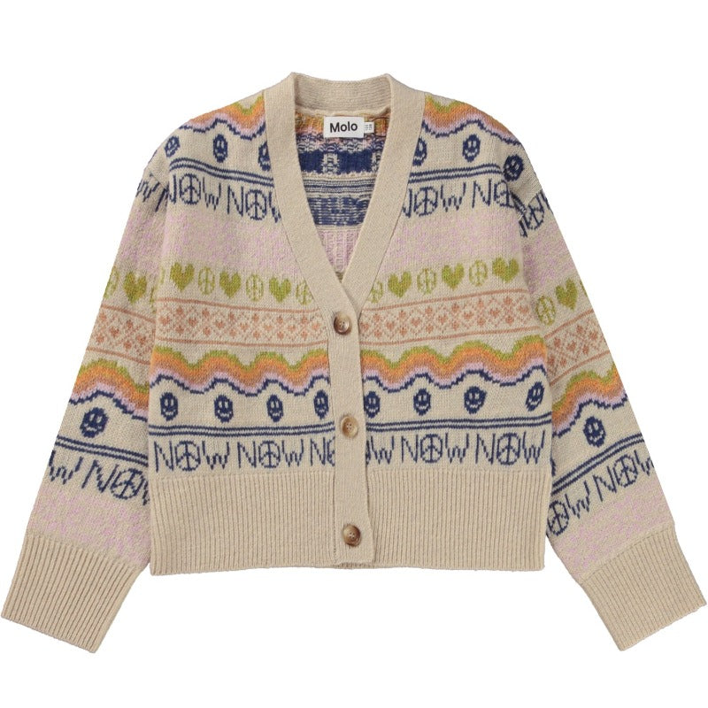 molo gilly knit cardigan peace now