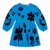 molo cirkeline dress blue folklore