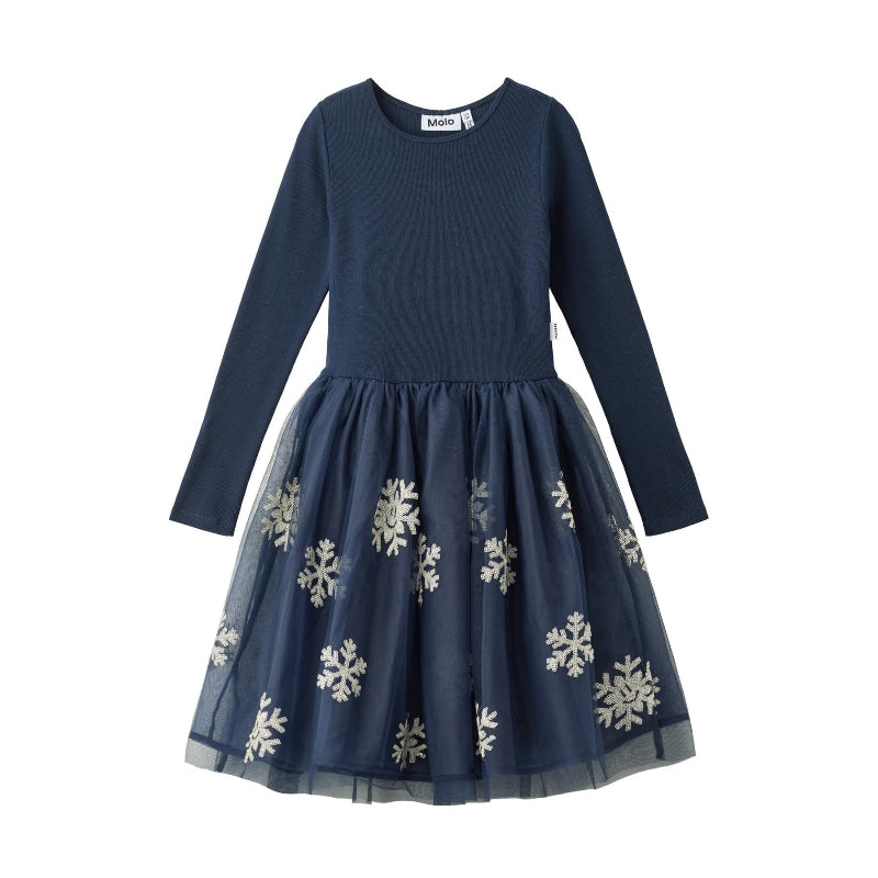 molo cyrus dress snowflakes