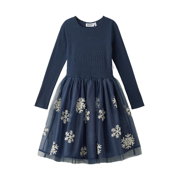 molo cyrus dress snowflakes