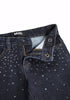 molo asta jeans rhinestone raw