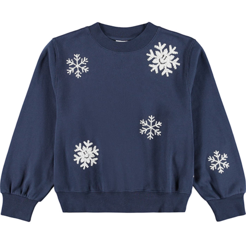 molo marge sweatshirt snowflakes