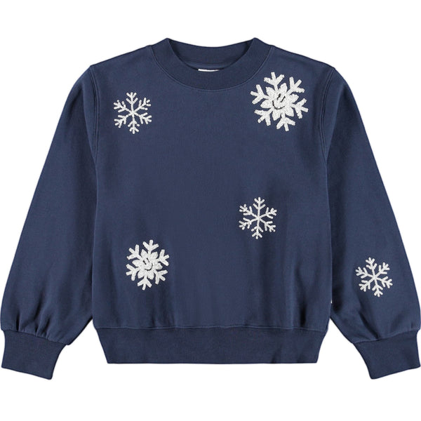 molo marge sweatshirt snowflakes