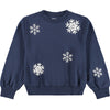 molo marge sweatshirt snowflakes
