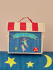 circus raffia kids bag