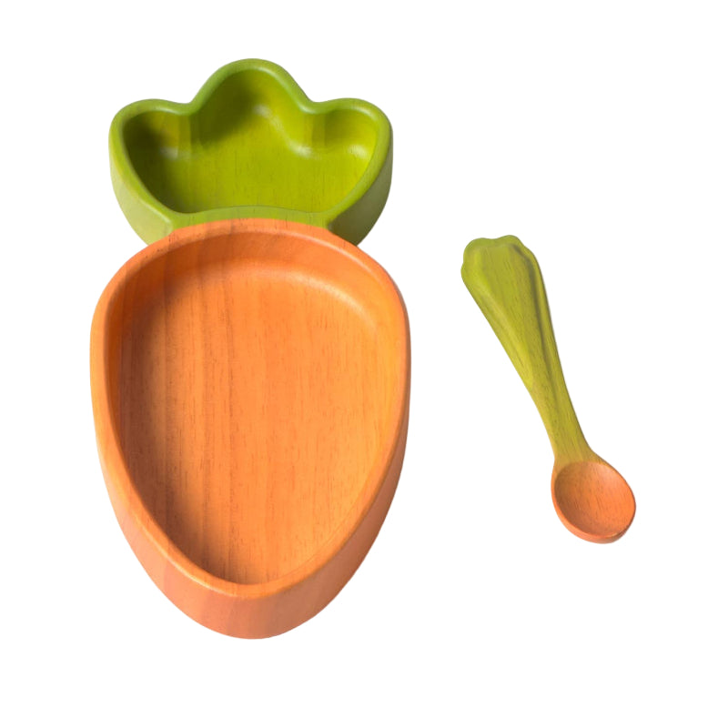 oli & carol cathy the carrot plate & spoon set