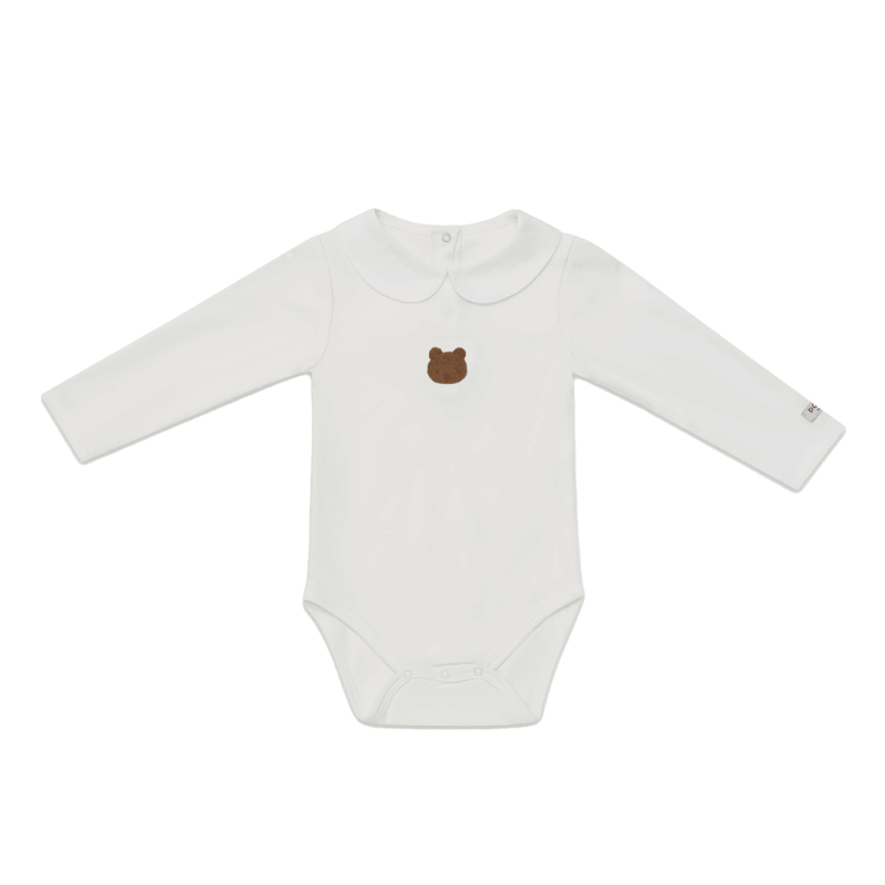 donsje davo bear baby bodysuit off-white