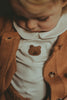 donsje davo bear baby bodysuit off-white