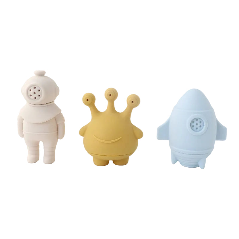 space bath toy set