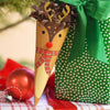 christmas reindeer surprise cone