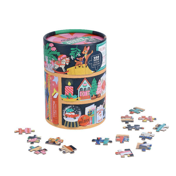festive curiosities 200-piece jigsaw puzzle