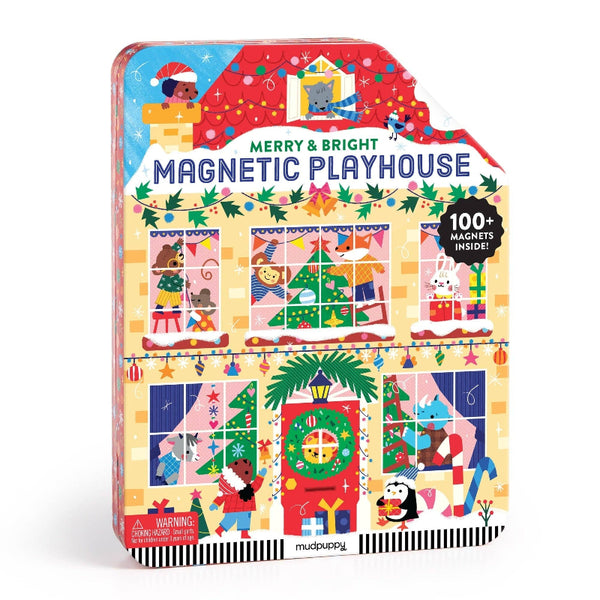 merry & bright magnetic playhouse