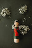 frida collectible 7" wooden doll