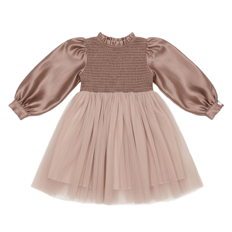 donsje janice dress rose brown