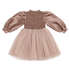 donsje janice dress rose brown