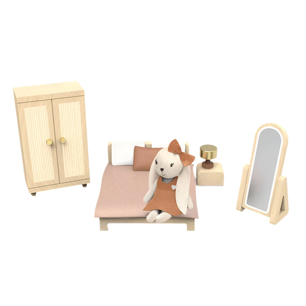bunny and doll house bedroom set