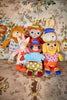melamine baby dinner gift set fun fair print mint