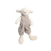 Stuffed toy sheep wearing a knitted outfit 