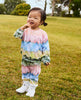 molo disc baby sweatshirt petal rainbow