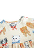 molo charmaine baby dress retro kittens