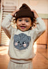 molo chenille cats baby sweatsuit