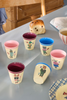 melamine small cups set nathalie lété print