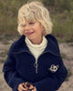 mini rodini modal rib turtleneck off white