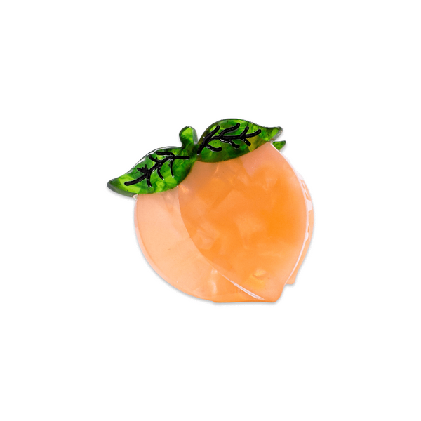 peach hair claw clip