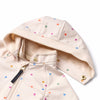 molo hill baby rain suit confetti rainbow