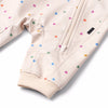 molo hill baby rain suit confetti rainbow