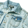 molo hipolito jacket washed denim