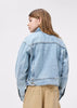 molo hipolito jacket washed denim